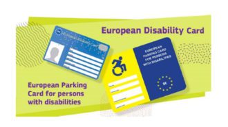 European card for persons with disabilities
